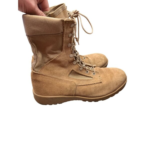 Belleville 390DES mens tan USA hot weather combat boots Sz 11.5 R SKU 9344 main image 13